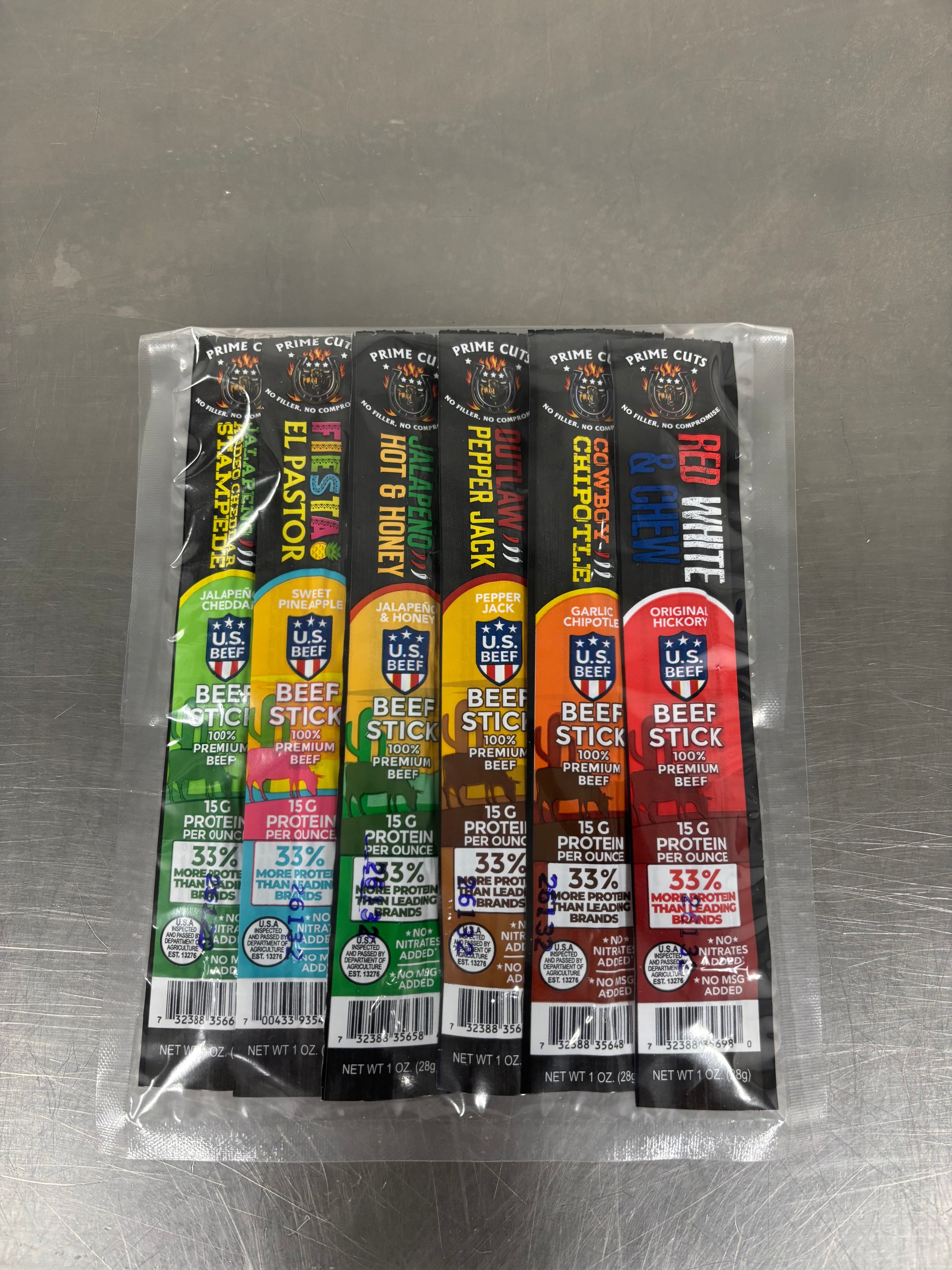 Texas Six Shooter Beef Sticks