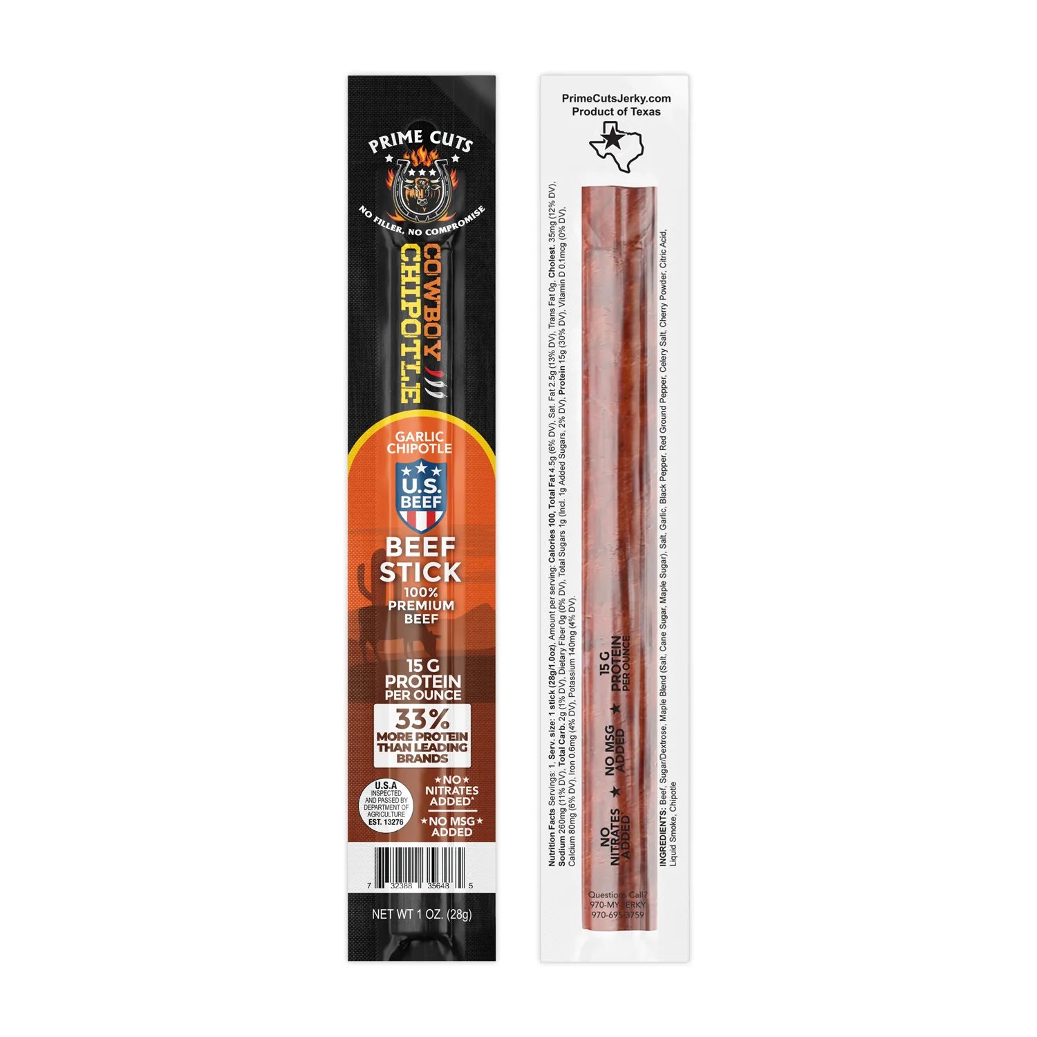 Texas Six Shooter Beef Sticks