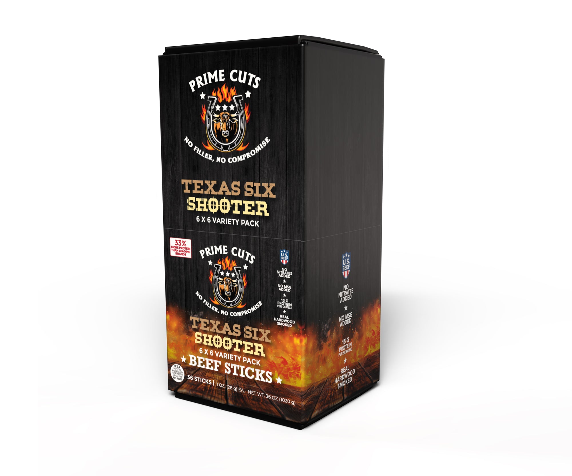 Texas Six Shooter Beef Sticks